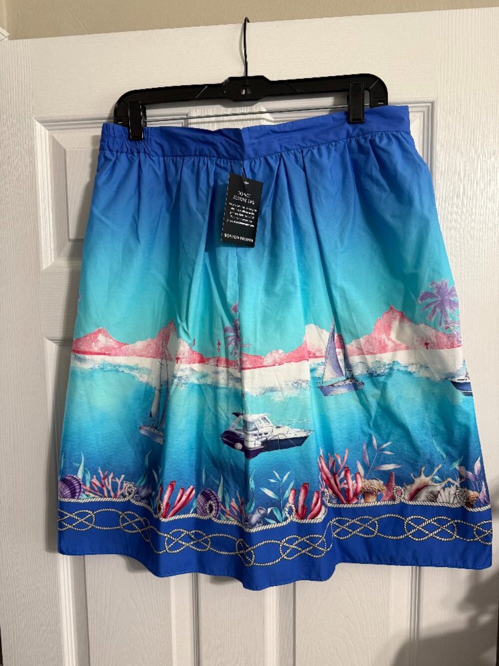 Boston Proper summer A-Line skirt size 14